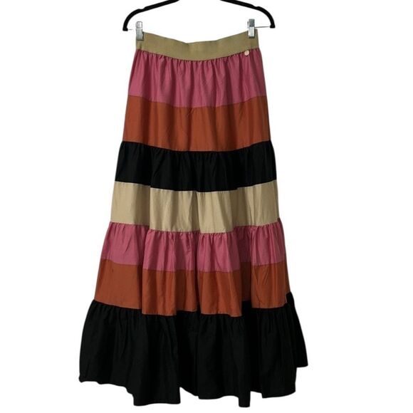DX Collection Stripe Maxi Multicolor Skirt(Size Small) - Picture 3 of 7